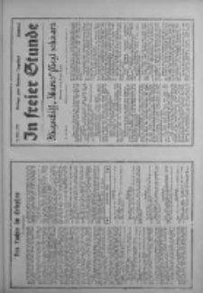 In freier Stunde.Beilage zum Posener Tageblatt 1934.03.06 Nr52