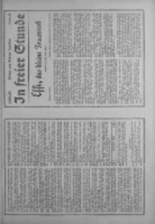 In freier Stunde.Beilage zum Posener Tageblatt 1934.03.10 Nr56