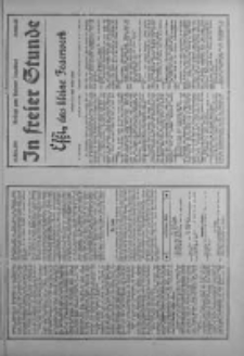 In freier Stunde.Beilage zum Posener Tageblatt 1934.03.14 Nr59