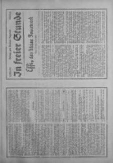 In freier Stunde.Beilage zum Posener Tageblatt 1934.03.18 Nr63