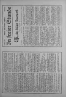 In freier Stunde.Beilage zum Posener Tageblatt 1934.03.24 Nr67