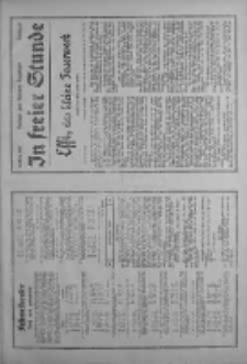 In freier Stunde.Beilage zum Posener Tageblatt 1934.03.25 Nr68