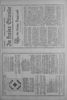 In freier Stunde.Beilage zum Posener Tageblatt 1934.03.29 Nr71