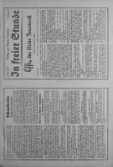 In freier Stunde.Beilage zum Posener Tageblatt 1934.04.01 Nr73