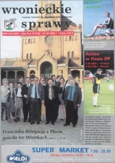 Wronieckie Sprawy 2000.05.18 R.11 Nr19(149)