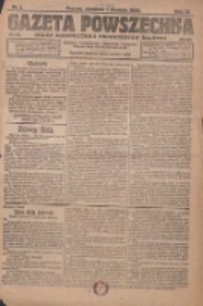 Gazeta Powszechna 1922.01.01 R.3 Nr1