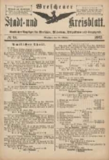 Wreschener Stadt und Kreisblatt: amtlicher Anzeiger für Wreschen, Miloslaw, Strzalkowo und Umgegend 1902.10.29 Nr88