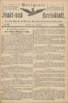 Wreschener Stadt und Kreisblatt: amtlicher Anzeiger für Wreschen, Miloslaw, Strzalkowo und Umgegend 1902.11.15 Nr93