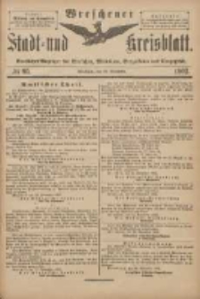 Wreschener Stadt und Kreisblatt: amtlicher Anzeiger für Wreschen, Miloslaw, Strzalkowo und Umgegend 1902.11.22 Nr95