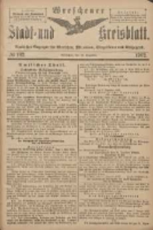 Wreschener Stadt und Kreisblatt: amtlicher Anzeiger für Wreschen, Miloslaw, Strzalkowo und Umgegend 1902.12.17 Nr102