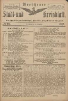 Wreschener Stadt und Kreisblatt: amtlicher Anzeiger für Wreschen, Miloslaw, Strzalkowo und Umgegend 1902.12.20 Nr103