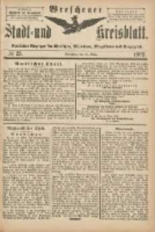 Wreschener Stadt und Kreisblatt: amtlicher Anzeiger für Wreschen, Miloslaw, Strzalkowo und Umgegend 1902.03.19 Nr23