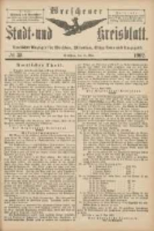 Wreschener Stadt und Kreisblatt: amtlicher Anzeiger für Wreschen, Miloslaw, Strzalkowo und Umgegend 1902.05.14 Nr39