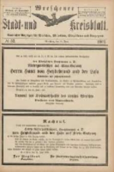 Wreschener Stadt und Kreisblatt: amtlicher Anzeiger für Wreschen, Miloslaw, Strzalkowo und Umgegend 1902.06.25 Nr52