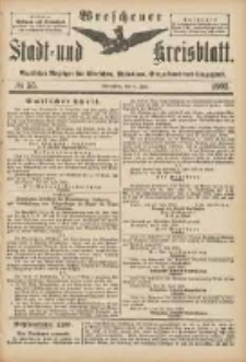 Wreschener Stadt und Kreisblatt: amtlicher Anzeiger für Wreschen, Miloslaw, Strzalkowo und Umgegend 1902.07.05 Nr55