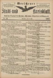 Wreschener Stadt und Kreisblatt: amtlicher Anzeiger für Wreschen, Miloslaw, Strzalkowo und Umgegend 1902.07.19 Nr59