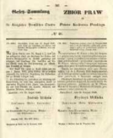 Gesetz-Sammlung f&uuml;r die K&ouml;niglichen Preussischen Staaten. 1848.09.21 No40