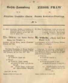 Gesetz-Sammlung für die Königlichen Preussischen Staaten. 1867.01.19 No5