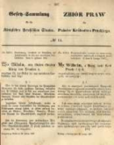 Gesetz-Sammlung für die Königlichen Preussischen Staaten. 1867.02.22 No14