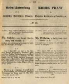 Gesetz-Sammlung für die Königlichen Preussischen Staaten. 1867.03.23 No23