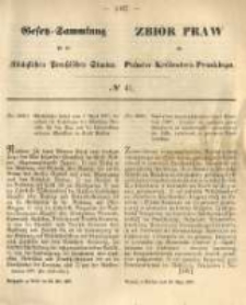 Gesetz-Sammlung für die Königlichen Preussischen Staaten. 1867.05.20 No41