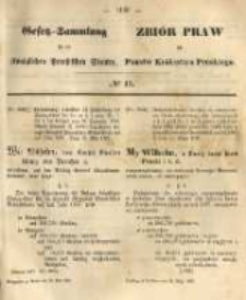 Gesetz-Sammlung für die Königlichen Preussischen Staaten. 1867.05.29 No45