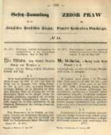 Gesetz-Sammlung für die Königlichen Preussischen Staaten. 1867.06.11 No51