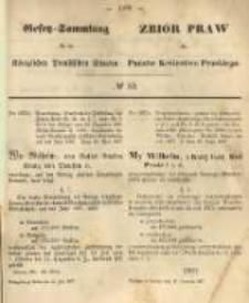 Gesetz-Sammlung für die Königlichen Preussischen Staaten. 1867.06.13 No52