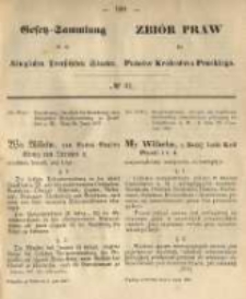 Gesetz-Sammlung für die Königlichen Preussischen Staaten. 1867.07.05 No61