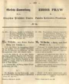 Gesetz-Sammlung für die Königlichen Preussischen Staaten. 1867.07.20 No65
