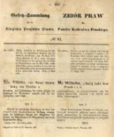 Gesetz-Sammlung für die Königlichen Preussischen Staaten. 1867.09.17 No92