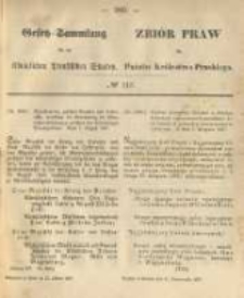 Gesetz-Sammlung für die Königlichen Preussischen Staaten. 1867.10.21 No113