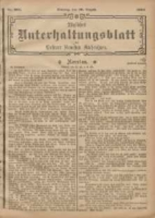 Tägliches Unterhaltungsblatt der Posener Neuesten Nachrichten 1902.08.10 Nr961