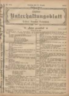 Tägliches Unterhaltungsblatt der Posener Neuesten Nachrichten 1902.08.31 Nr979