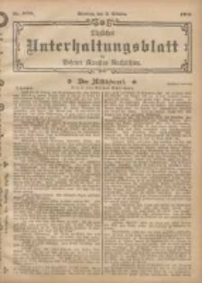 Tägliches Unterhaltungsblatt der Posener Neuesten Nachrichten 1902.10.05 Nr1009