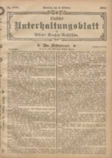 Tägliches Unterhaltungsblatt der Posener Neuesten Nachrichten 1902.10.05 Nr1009