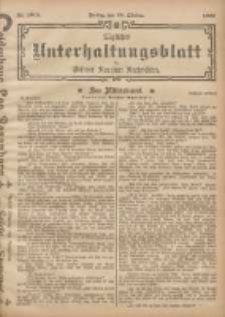 Tägliches Unterhaltungsblatt der Posener Neuesten Nachrichten 1902.10.10 Nr1013