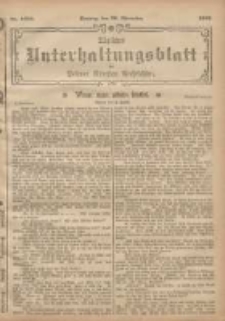 Tägliches Unterhaltungsblatt der Posener Neuesten Nachrichten 1902.11.23 Nr1050