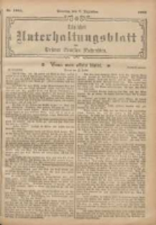 Tägliches Unterhaltungsblatt der Posener Neuesten Nachrichten 1902.12.07 Nr1062
