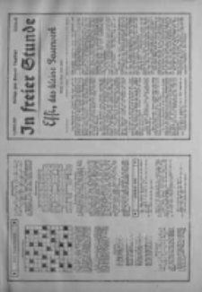 In freier Stunde.Beilage zum Posener Tageblatt 1934.04.12 Nr81