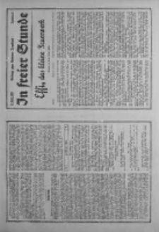 In freier Stunde.Beilage zum Posener Tageblatt 1934.04.17 Nr85