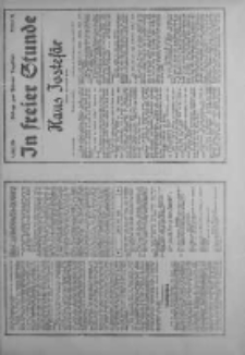 In freier Stunde.Beilage zum Posener Tageblatt 1934.05.02 Nr98