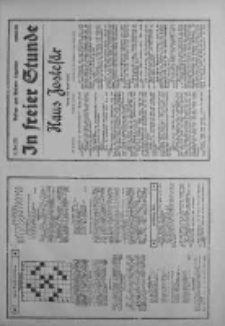 In freier Stunde.Beilage zum Posener Tageblatt 1934.05.10 Nr104