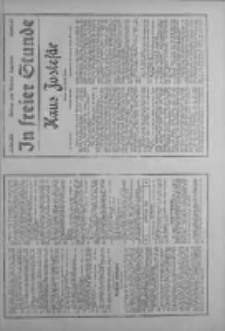In freier Stunde.Beilage zum Posener Tageblatt 1934.05.19 Nr111