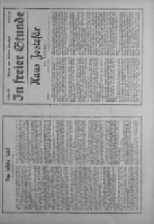 In freier Stunde.Beilage zum Posener Tageblatt 1934.05.23 Nr113