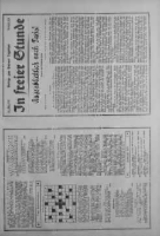 In freier Stunde.Beilage zum Posener Tageblatt 1934.05.24 Nr114