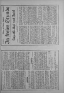 In freier Stunde.Beilage zum Posener Tageblatt 1934.05.25 Nr115