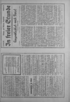 In freier Stunde.Beilage zum Posener Tageblatt 1934.05.26 Nr116