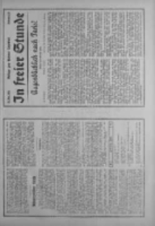 In freier Stunde.Beilage zum Posener Tageblatt 1934.05.30 Nr119