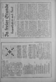 In freier Stunde.Beilage zum Posener Tageblatt 1934.06.07 Nr125